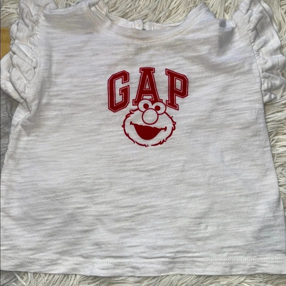 GAP x Sesame Street tops x2 18-24m